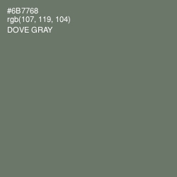 #6B7768 - Dove Gray Color Image